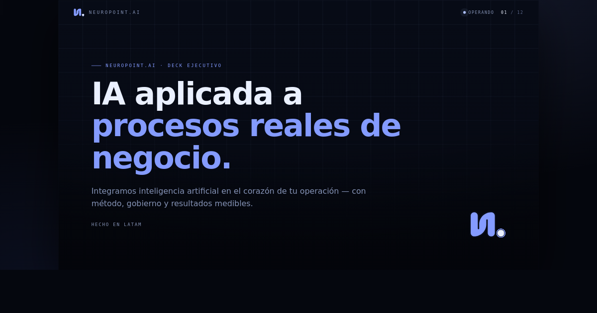 Portada: IA aplicada a procesos reales de negocio
